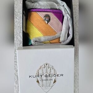 Kurt Geiger Leather Flask Crossbody